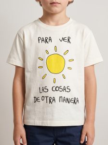 T-SHIRT GARCON MANCHE COURTE 100 % COTON