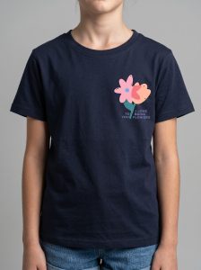 T-SHIRT FILLETTE MANCHE COURTE 100% COTON
