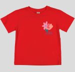 T-SHIRT FILLETTE MANCHE COURTE 100% COTON