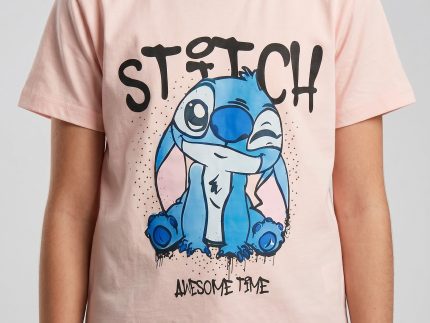 T-SHIRT FILLETTE MANCHE COURTE 100% COTON
