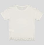 T-SHIRT FILLETTE MANCHE COURTE 100% COTON