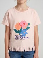 T-SHIRT FILLETTE MANCHE COURTE 100% COTON – Image 7