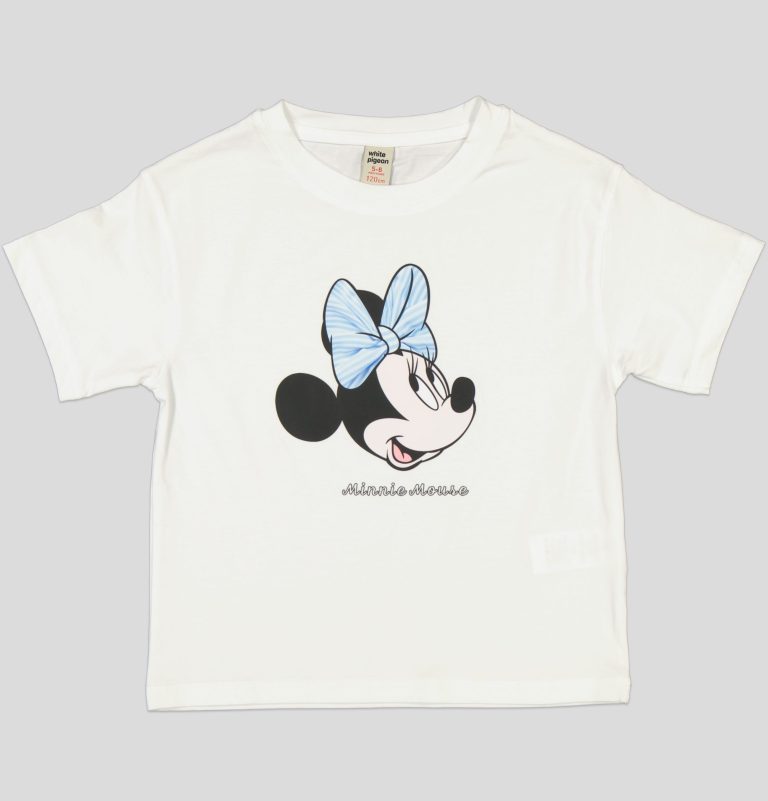T-shirt pour fillette en jersey 100% coton