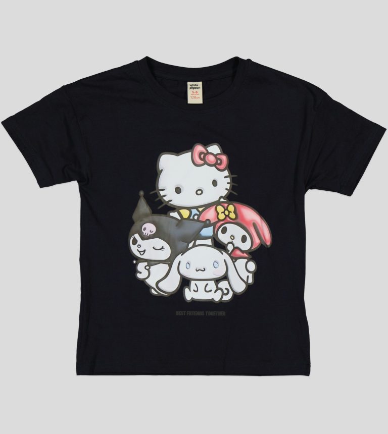 T-shirt pour fillette en jersey 100% coton