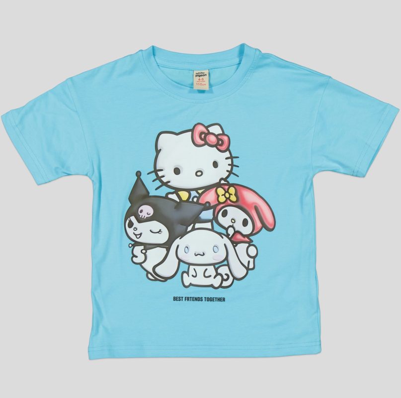 T-shirt pour fillette en jersey 100% coton