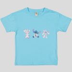 T-shirt pour fillette en jersey 100% coton