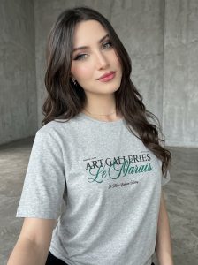 T-SHIRT FEMME MANCHE COURTE 100% COTON