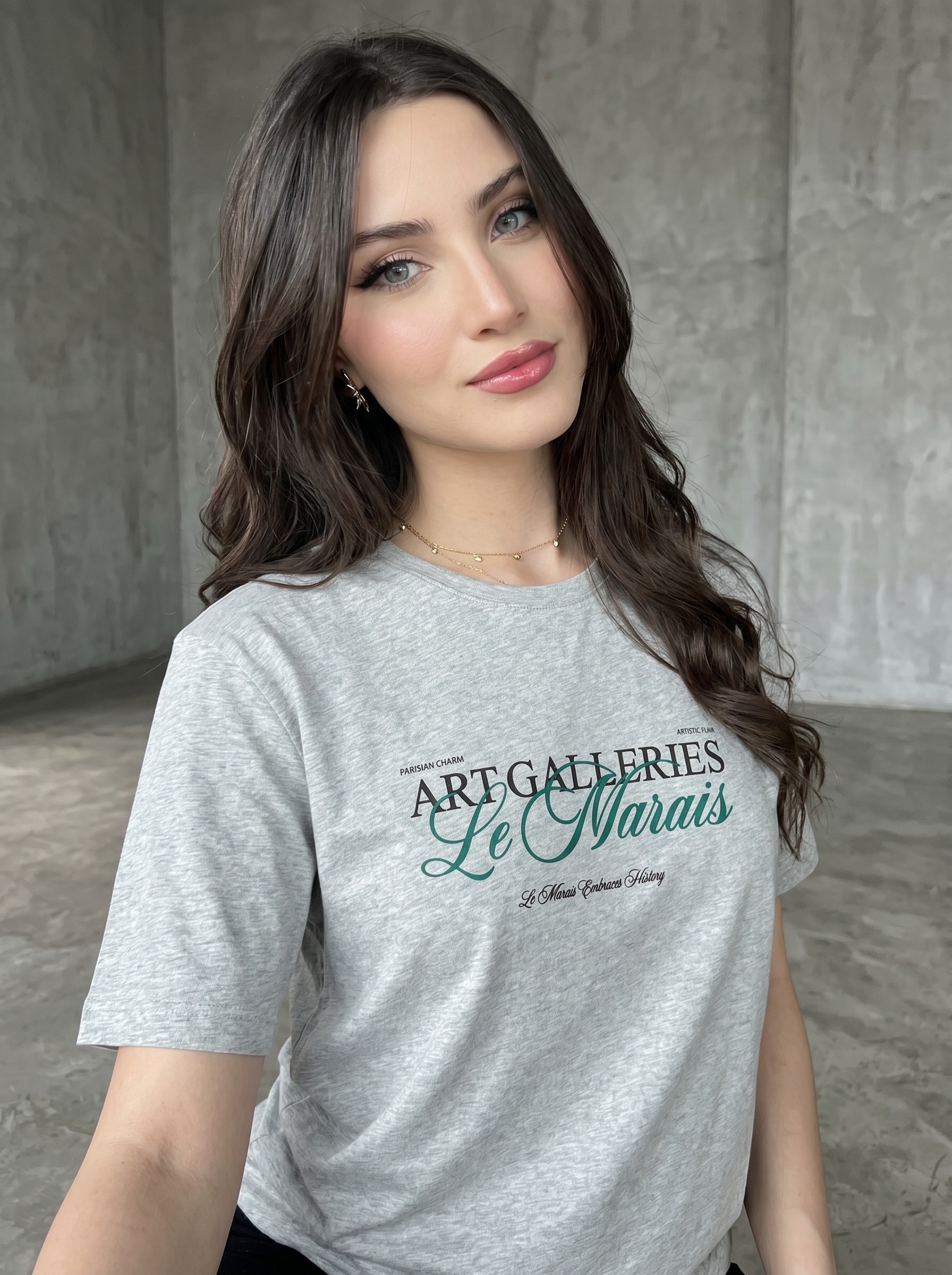 TSH023_WP_WP (Modèle Virtuel) T-SHIRT FEMME MANCHE COURTE 100% COTON – Image 1
