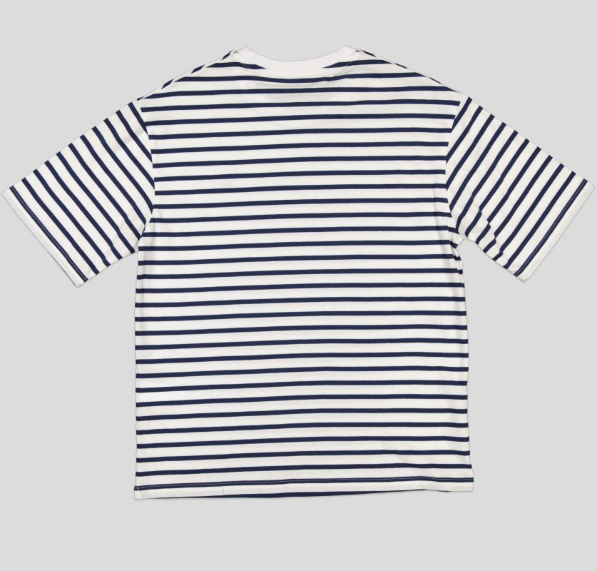 TSHIRT HOMME COL ROND RAYEE 100 % COTON