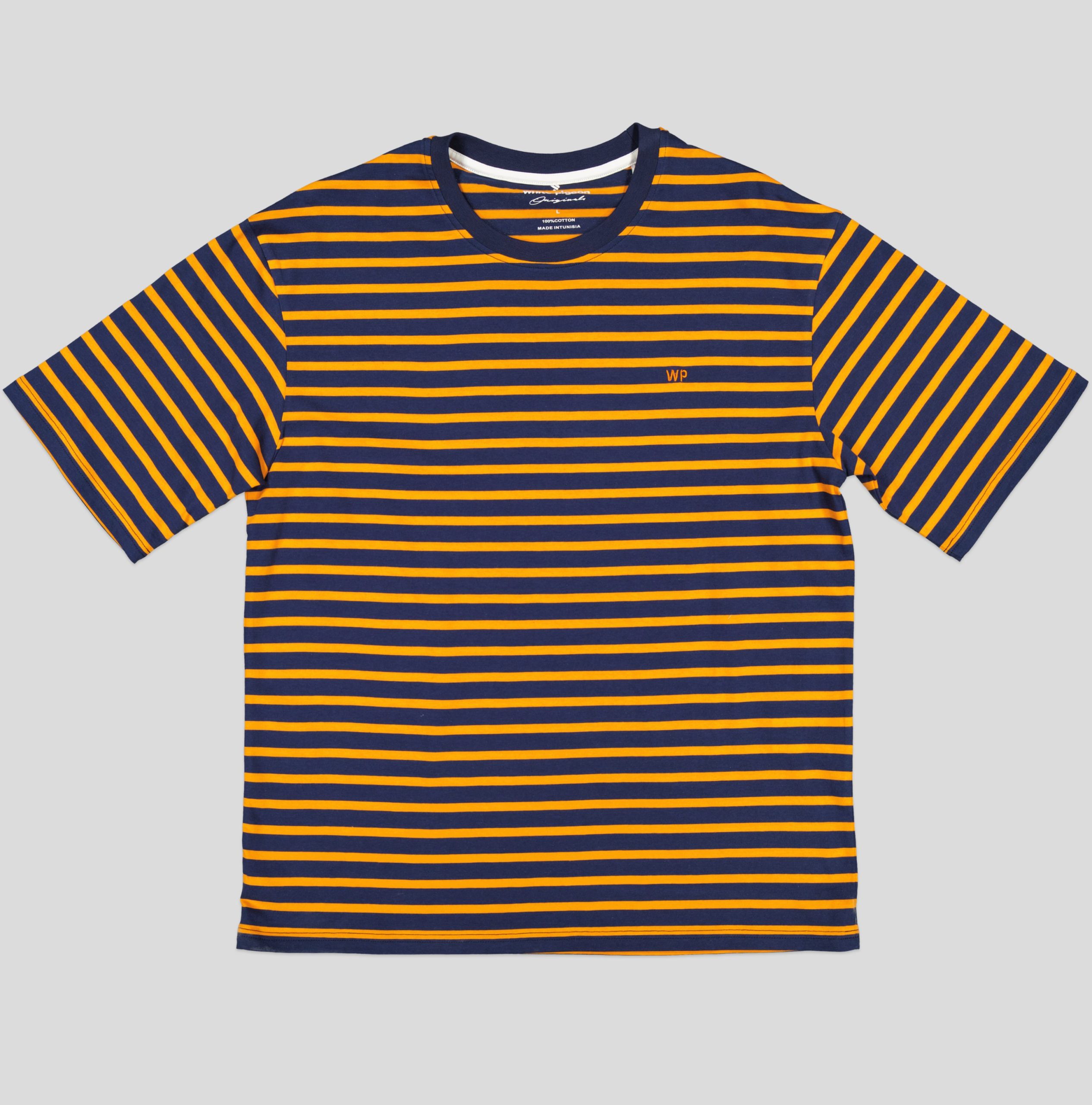 TSHSK001_WP_WP TSHIRT HOMME COL ROND RAYEE 100 % COTON – Image 5