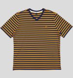 TSHIRT HOMME COL V EN JERSEY RAYE 100 % COTON