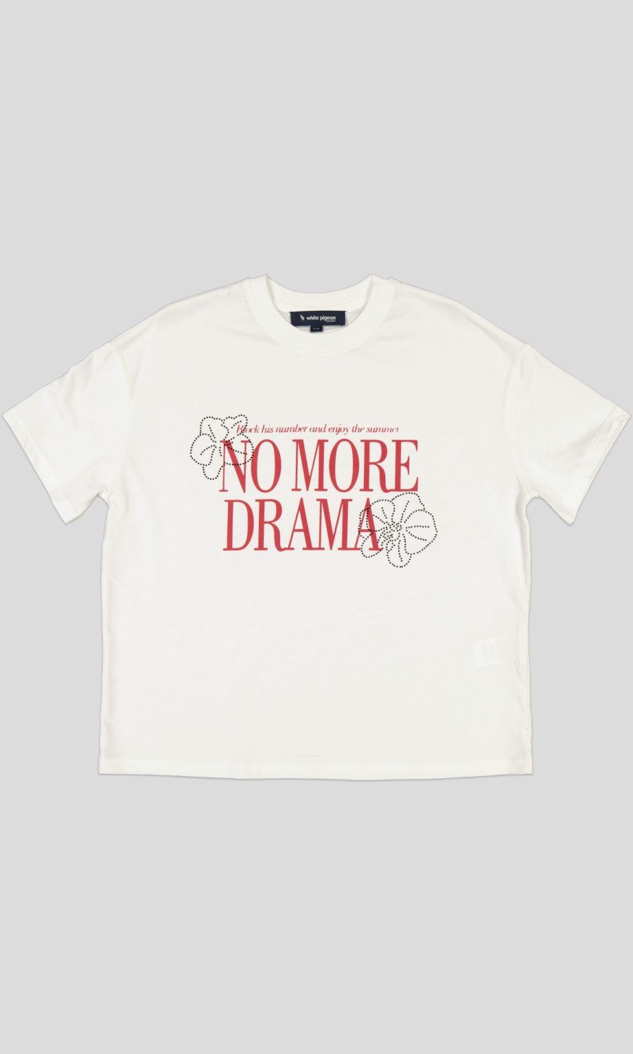 T-SHIRT FEMME OVERSIZE FIT JERSEY COTTON 100 %