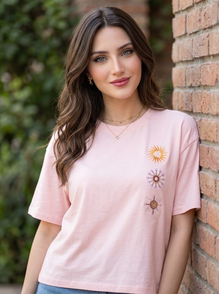 T-SHIRT FEMME 100 % COTON