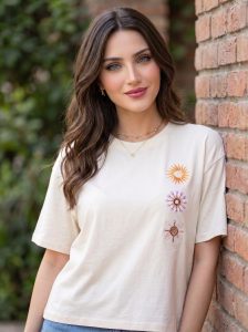 T-SHIRT FEMME 100 % COTON