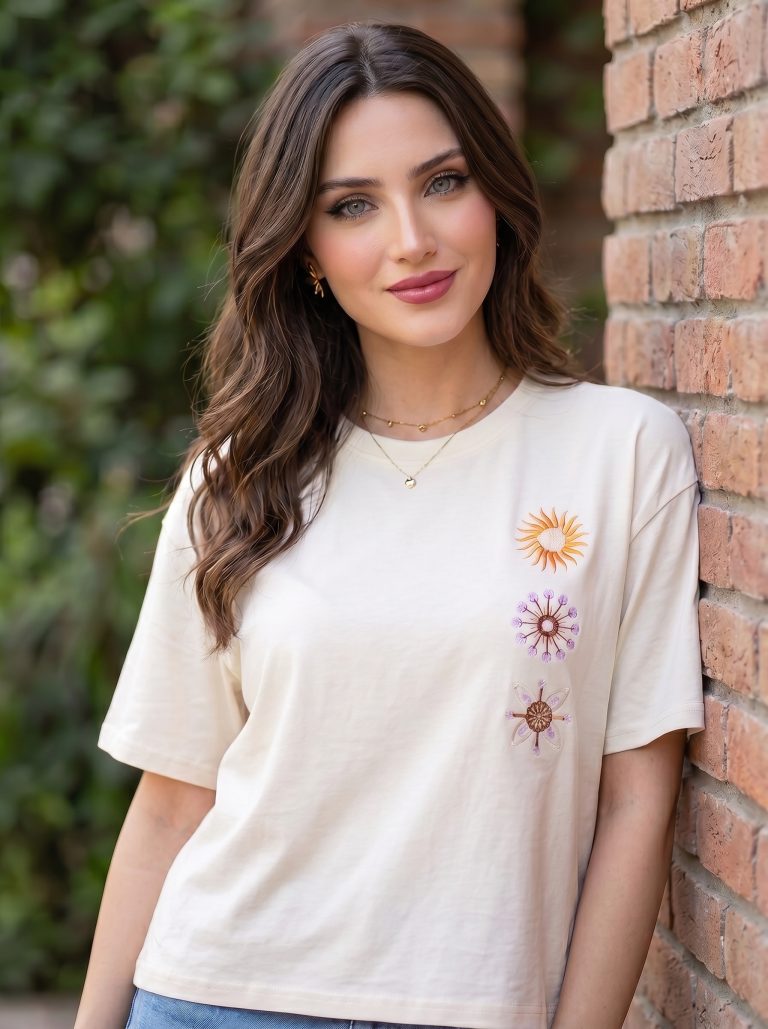 T-SHIRT FEMME 100 % COTON