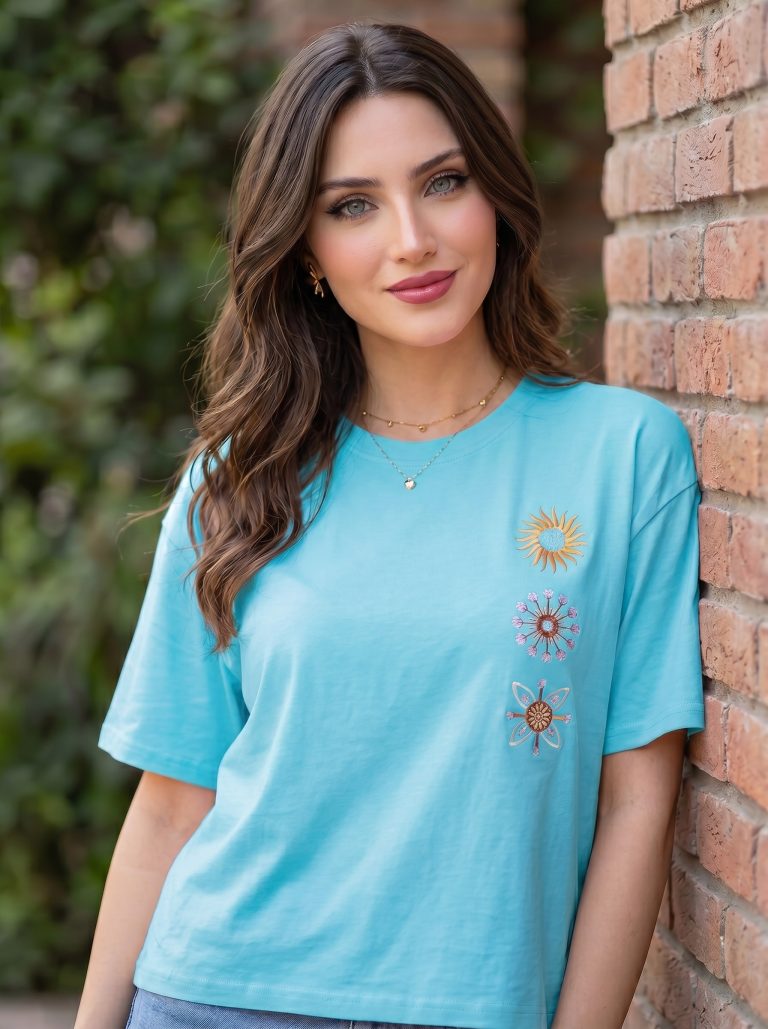 T-SHIRT FEMME 100 % COTON