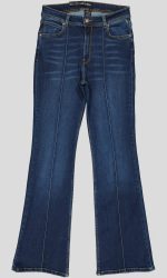 Jean femme taille haute coupe bootcut – Image 2