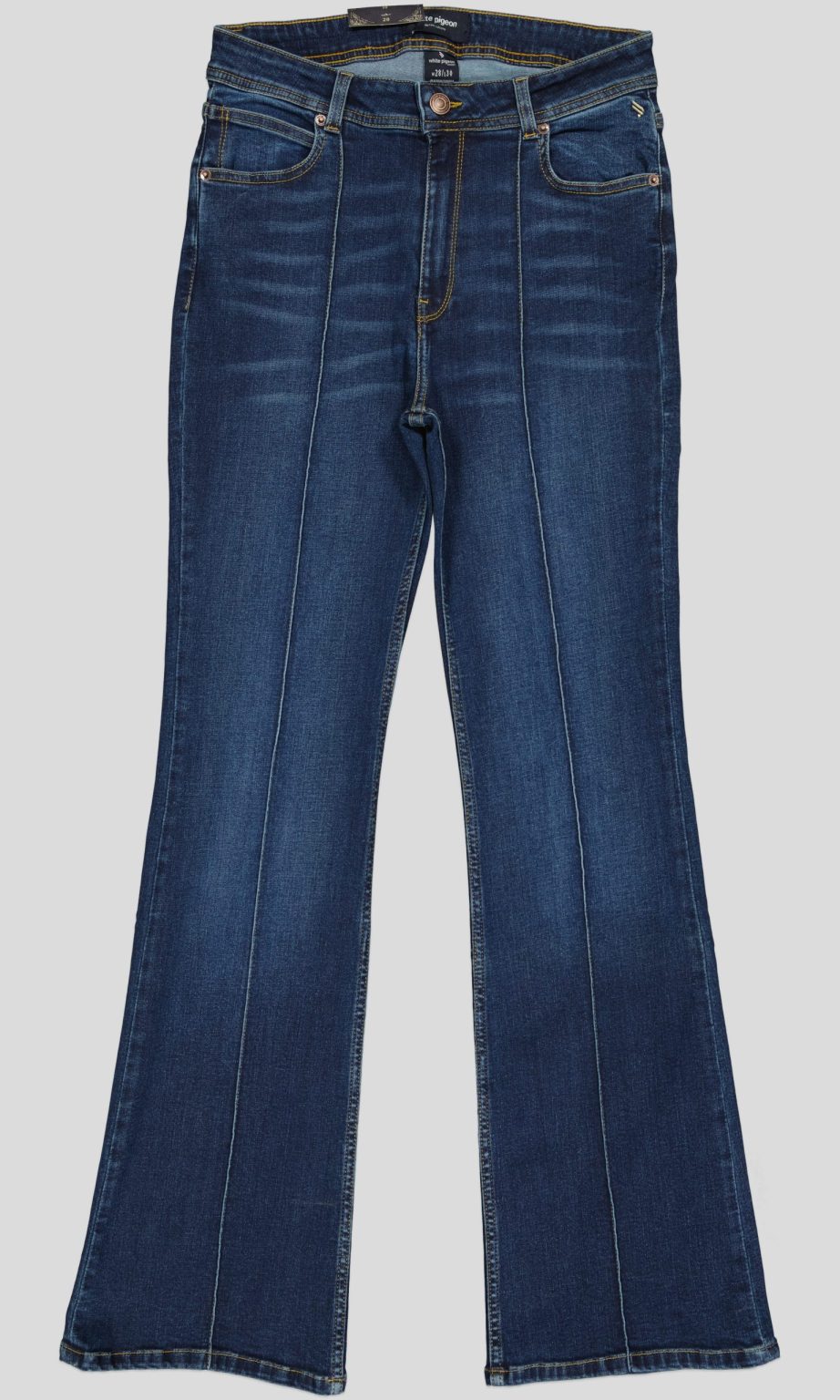 Jean femme taille haute coupe bootcut