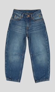 Jean garçon coupe jogger en denim 100% coton