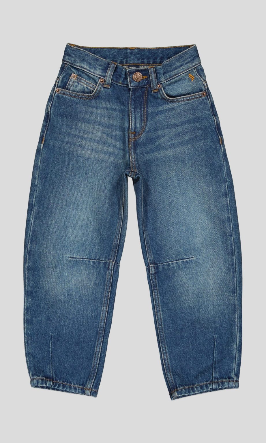Jean garçon coupe jogger en denim 100% coton