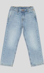 JEAN GARÇON TAILLE ÉLASTIQUE COUPE DROITE 100% COTON