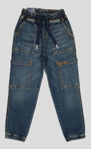 Pantalon jean cargo garçon