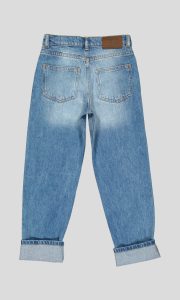 Jean garçon coupe en denim 100% coton
