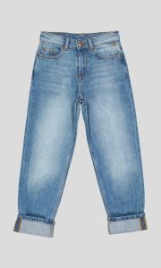Jean garçon coupe en denim 100% coton