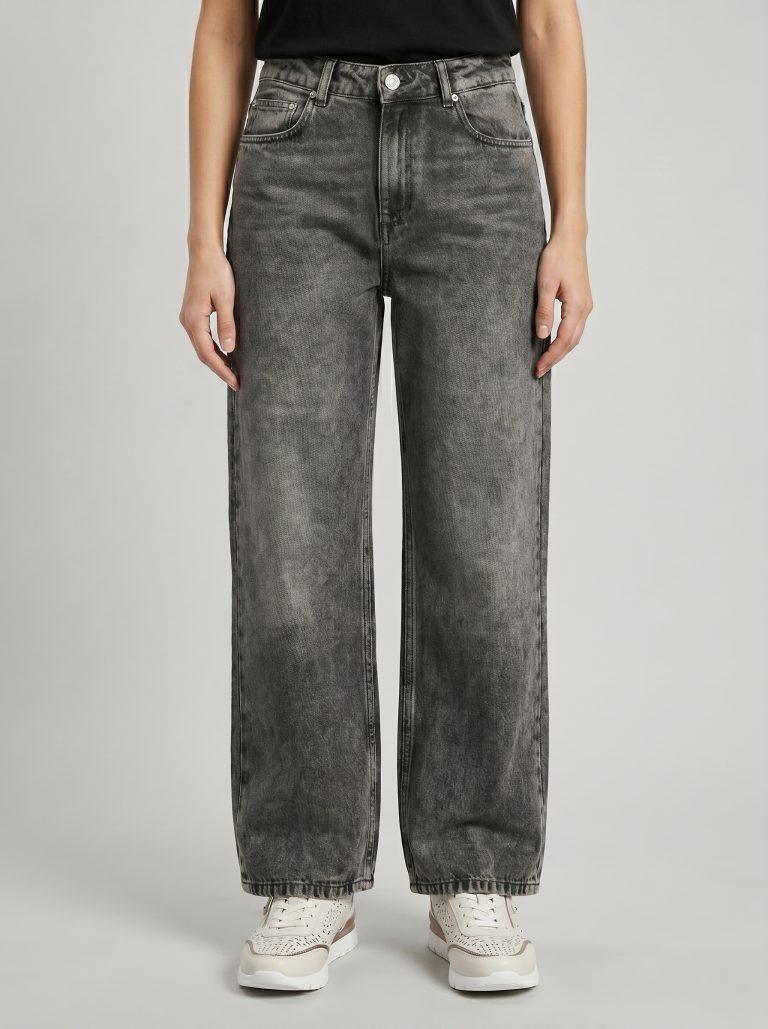 Pantalon femme Straight Large Fit