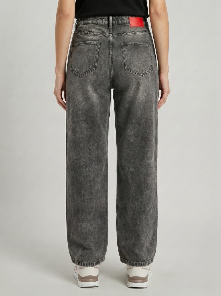 Pantalon femme Straight Large Fit