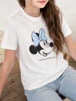 T-shirt pour fillette en jersey 100% coton