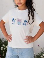 T-shirt pour fillette en jersey 100% coton