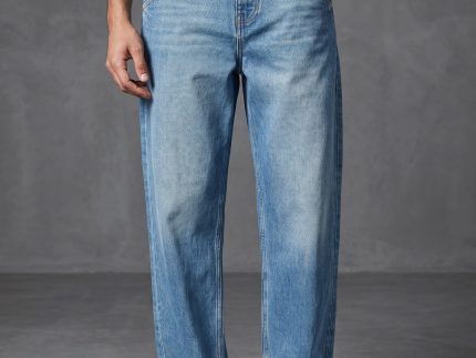 PANTALON JEAN BAGGY HOMME 100% COTON