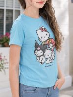 T-shirt pour fillette en jersey 100% coton