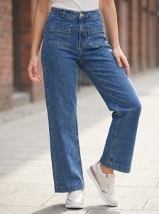 Pantalon jean Large Fit femme