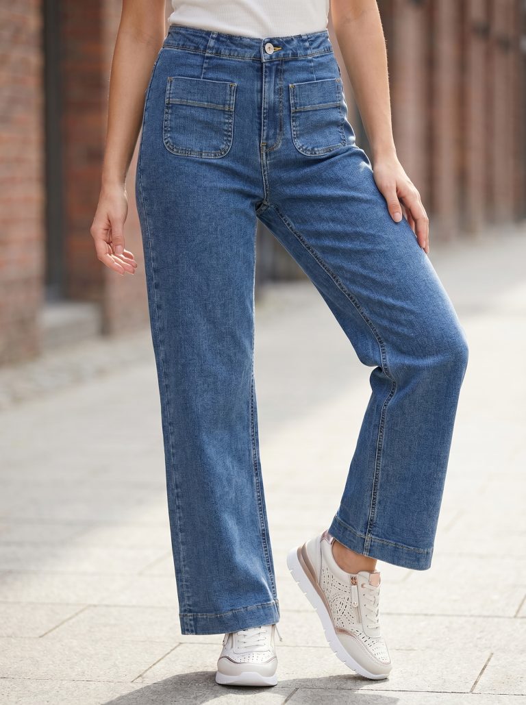 Pantalon jean Large Fit femme