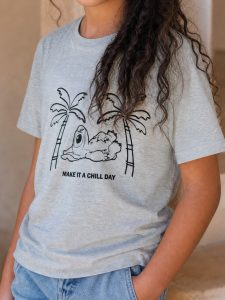 T-shirt pour fillette en jersey 100% coton