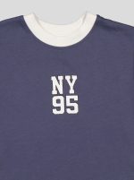 Ensemble Garçon "New York 95" – T-shirt Col Contrastant + Short Molleton – Image 13