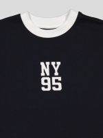 Ensemble Garçon "New York 95" – T-shirt Col Contrastant + Short Molleton – Image 6
