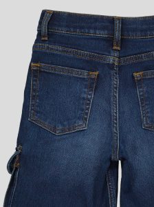 Short en jean cargo
