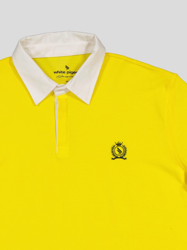 Polo bicolore col contrasté