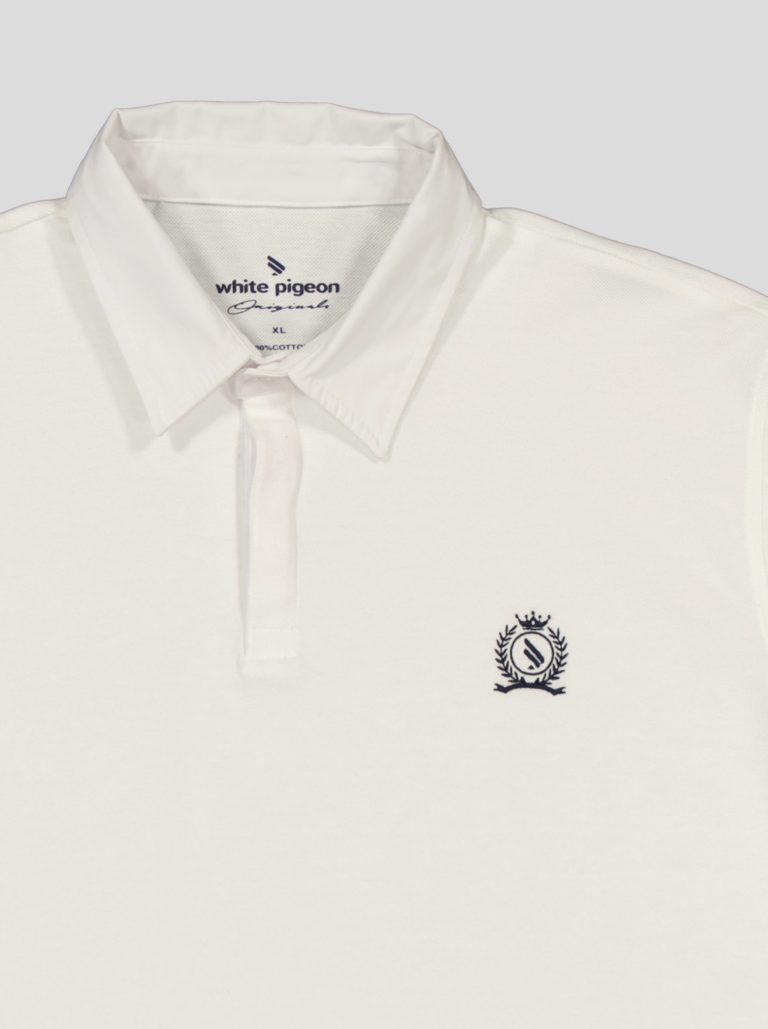 Polo bicolore col contrasté