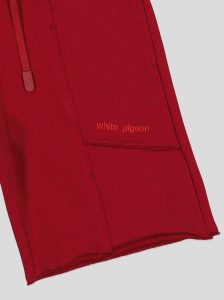 Short en molleton finitions brutes