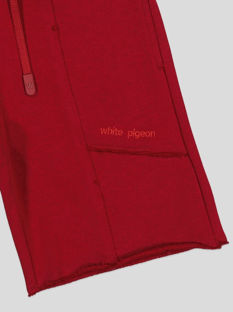 Short en molleton finitions brutes