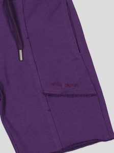 Short en molleton finitions brutes