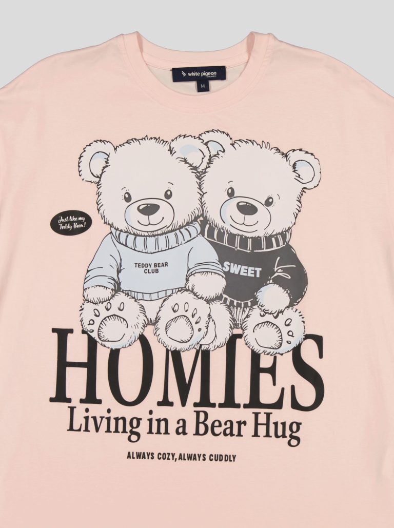 T-shirt "Homies" imprimé oursons