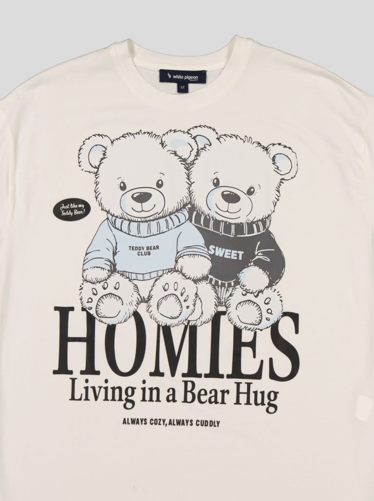 T-shirt "Homies" imprimé oursons
