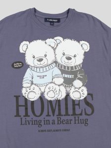 T-shirt "Homies" imprimé oursons