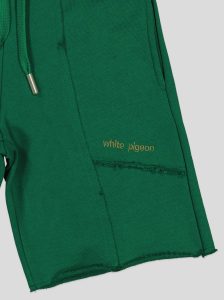 Short en molleton finitions brutes