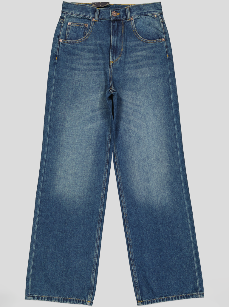 Jean wide-leg taille haute — WPG 1977 Denim Edition